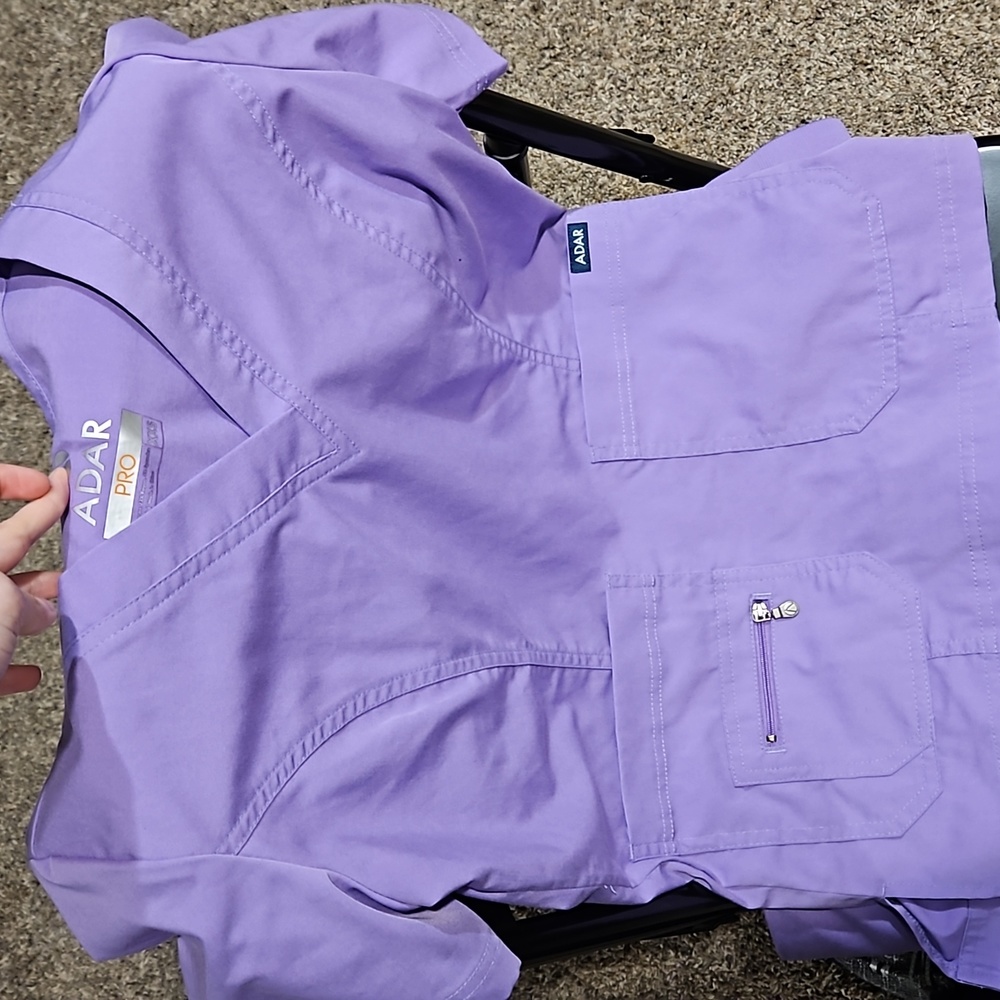 Lavender Adar scrub set